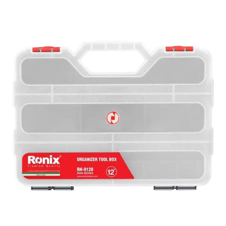 جعبه ابزار پلاستیکی اورگانایزر 12 اینچ مدل : RH-9128