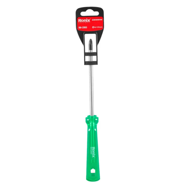 پیچ گوشتی تکی ساده 125*6 چهارسو کریستالی